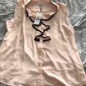 Calvin Klein sleeves top with ruffles